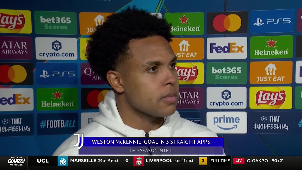 “We are a family, we run, and we sacrifice for each other… Each one of the players would run through a wall for the coach." Weston McKennie has high praise for his manager, Luciano Spalletti 💫