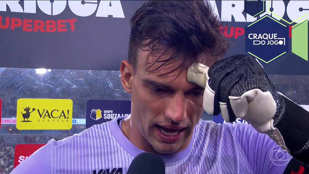 Apesar do revés do Vasco diante do Flamengo, goleiro Léo Jardim foi eleito craque do jogo. Ele fez grandes defesas. "É saber sofre a derrota".
