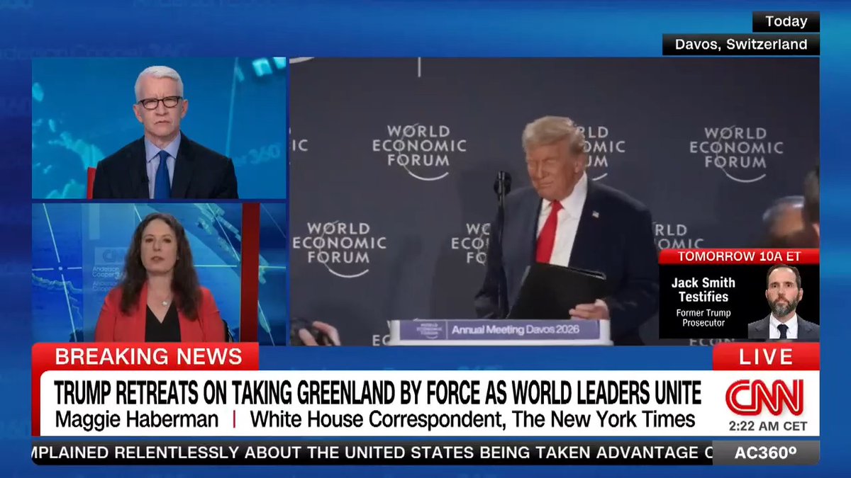 New York Times White House correspondent Maggie Haberman says "there's a lot left unsaid" when it comes to what President Trump claims is a "framework" on a Greenland deal.