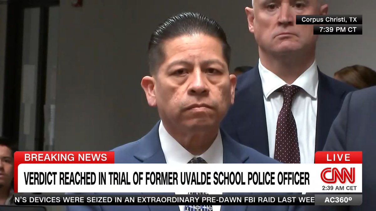 A jury acquits former Uvalde school police officer Adrian Gonzales of child endangerment or abandonment. He was the first officer to respond to the 2022 mass shooting at Robb Elementary School. CNN's Shimon Prokupez and CNN legal analyst Joey Jackson have more on the verdict.