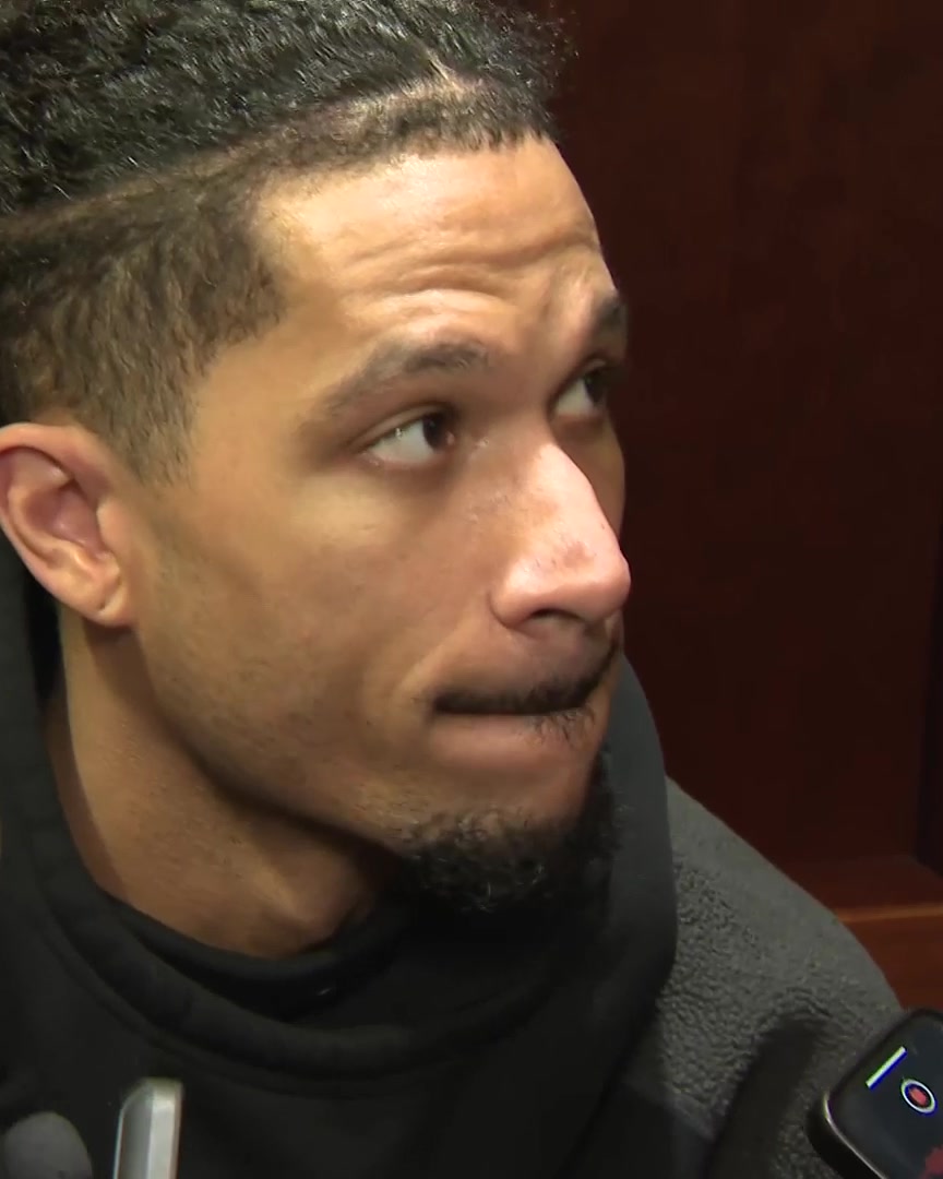 Josh Hart says the Knicks did not have a players-only meeting after Monday's loss: "We talked, but it wasn't like some thing. That got dragged. We didn't have a players-only meeting."