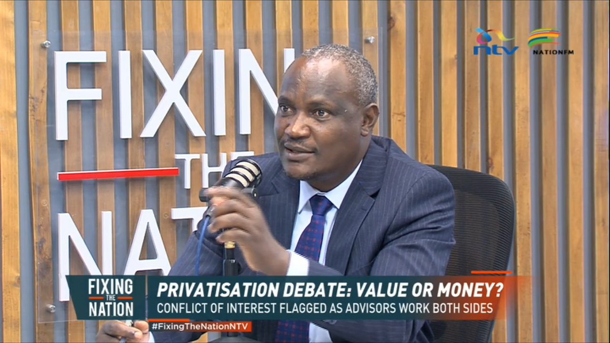 CS John Mbadi: Sh9 per KPC share is a reasonable price; you will not regret it. It's a safe way to invest your money. Treasury CS explains the valuation process. #FixingTheNationNTV @nationfmke @ericlatiff @mariambishar