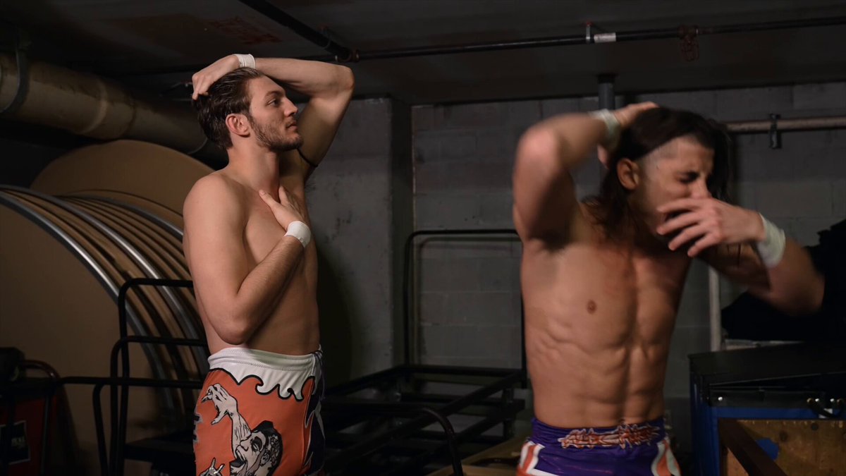 "Ten years of hard work paid off!" EXCLUSIVE: The Bustah Alec Price | アレック・プライス + Jordan Oliver | THE BRAIN 🧠 fought one of the greatest tag teams of all time, FTR, in their #AEWDynamite debut, and they're ready to keep bringing the fight to the GOATs and more!