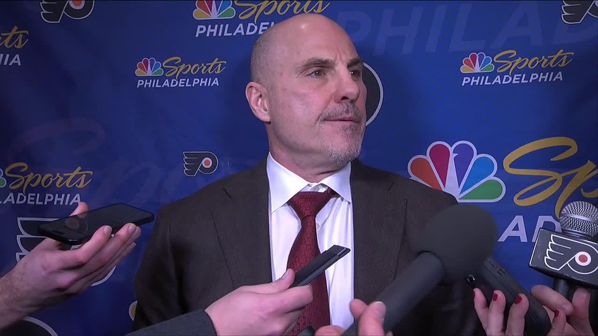 Hear from head coach Rick Tocchet following #PHIvsUTA.