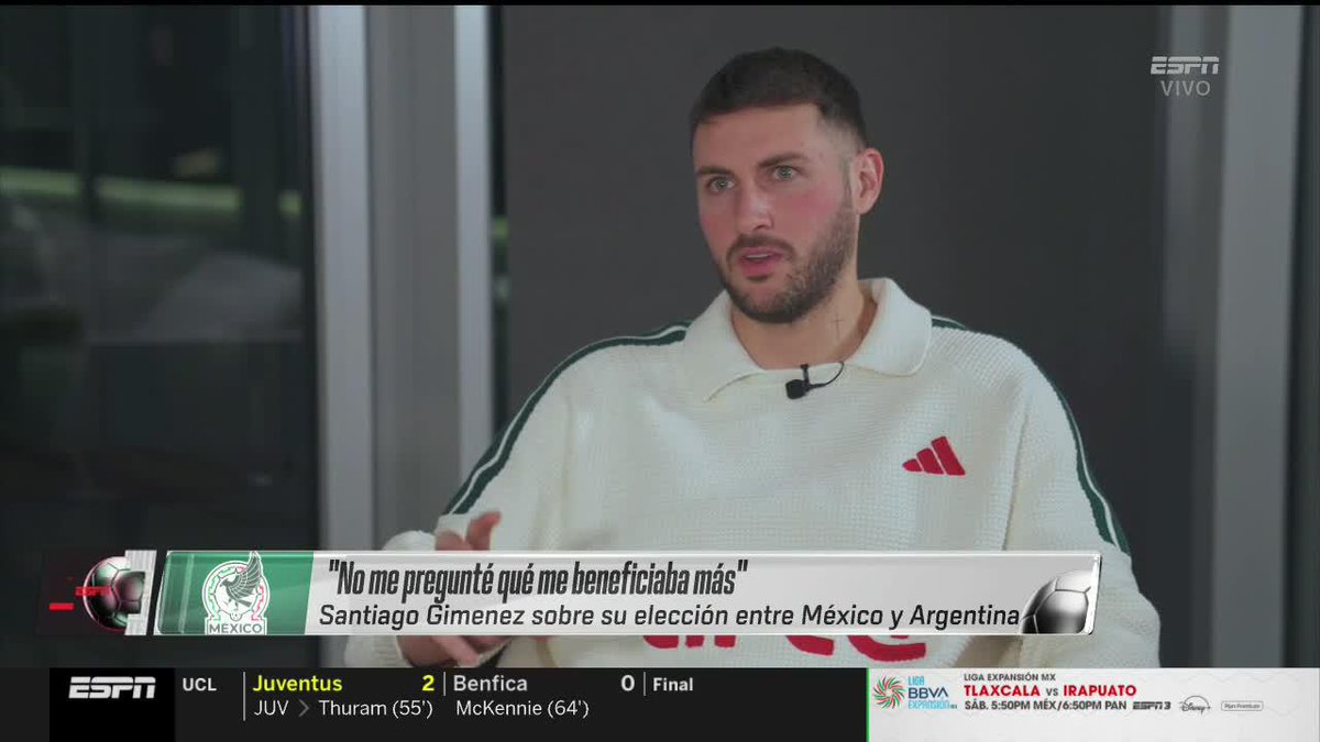 ¿Por qué eligió México y no Argentina? 🇲🇽 "Amo Argentina, pero me siento más mexicano" Santi Gimenez habló de la decisión que tomó para llegar al Tri