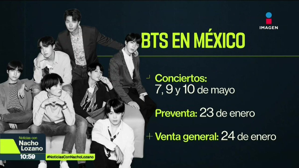 La preventa para los 3 shows de #BTS en #México fue reprogramada para el viernes 23 de enero. Además, tras la presión de los fans por conocer los precios, #Ocesa y #Ticketmaster informaron que el costo de los boletos se dará a conocer el jueves 22.