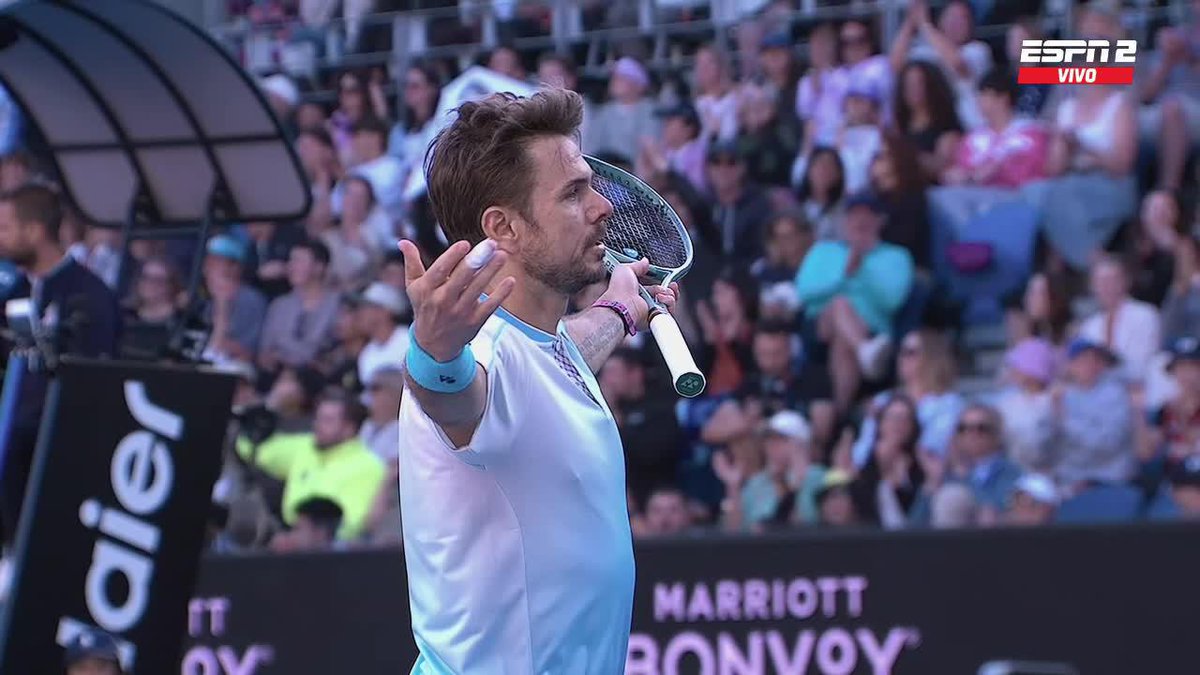 ¡STAN WAWRINKA ESTÁ DEMENTE! 🤯🔥 📺 Mirá el #AO26 en el Plan Premium de Disney Plus.