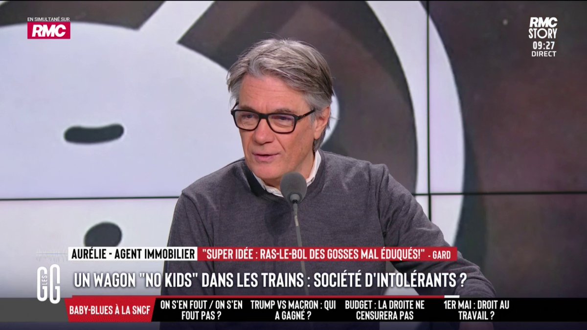 📞 Aurélie, agent immobilier, au 3216 : "On n'a pas d'enfants et on les a partout vos mômes. On va au restau, on se cogne vos mômes, on va à la plage, on se cogne vos mômes, à la piscine, c'est les mômes, dans le train, c'est les mômes... parfois on veut juste la paix." #GGRMC