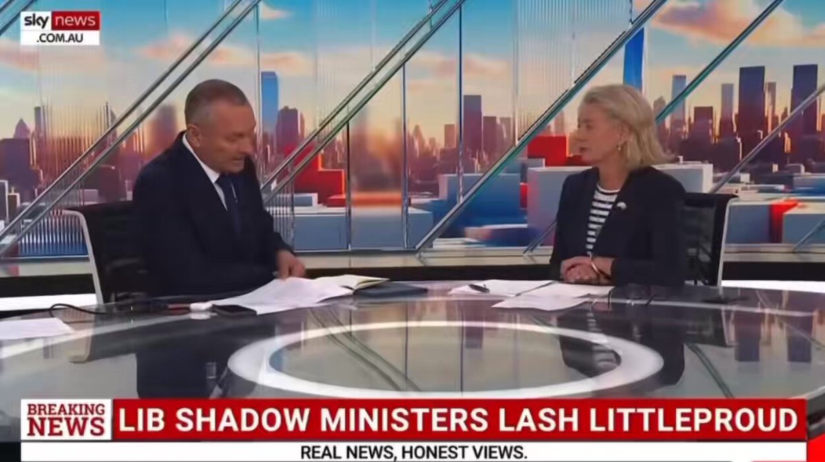 Kieran Gilbert lists Liberals’ private shots at Littleproud “pathological liar” 💥 “paralysed by fear” 💥 McKenzie: “they don’t all hate us… Melissa McIntosh!” Gilbert: “You found one!” 🔥💥 #auspol