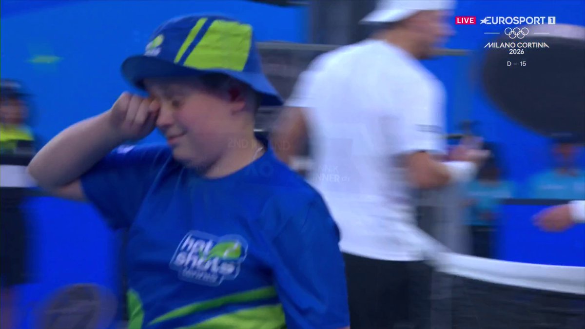 Quando incontri il tuo idolo 🥹🧡🥹🧡 #EurosportTennis #Sinner #AusOpen #AO2026