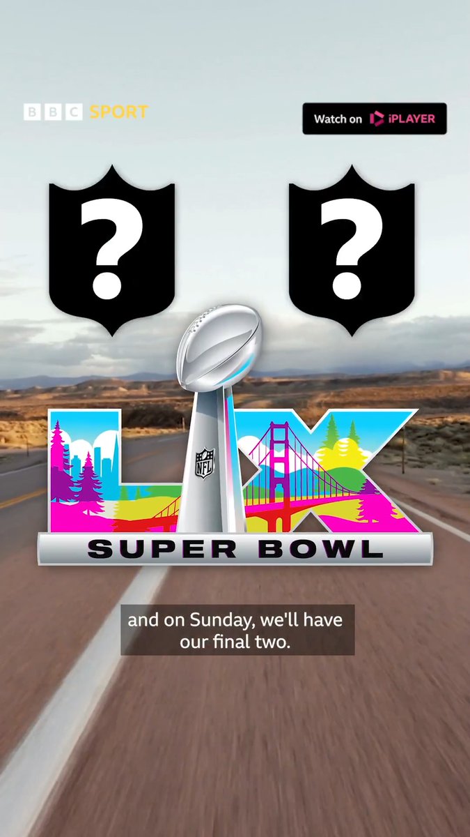 Four teams remain 👀 Who will reach Super Bowl 60? 🏈 Watch The Whole Ten Yards now on BBC iPlayer 📺💻📱