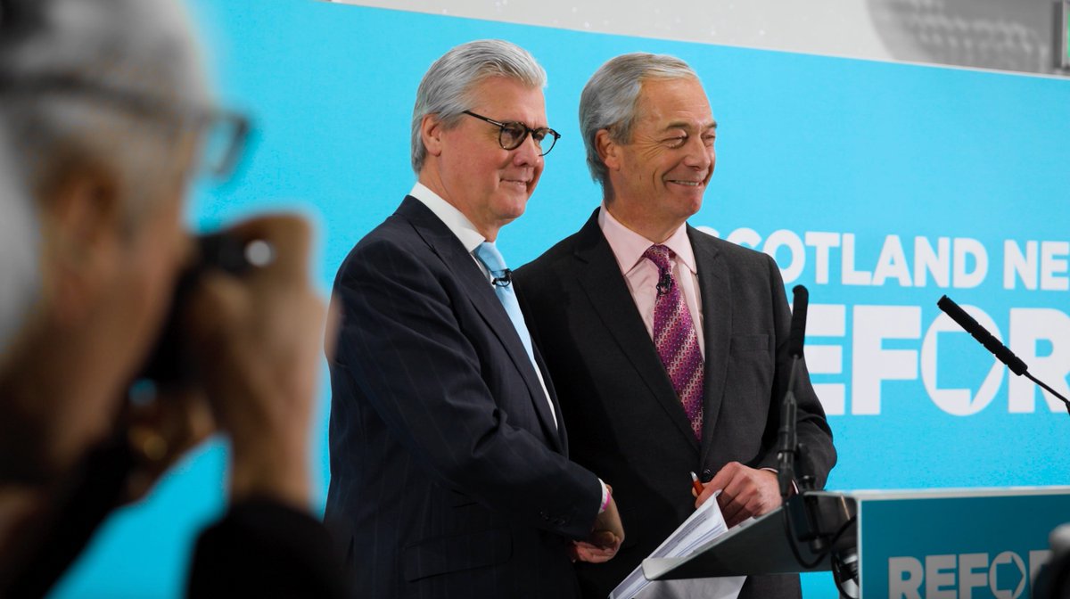 WATCH: This time last week we unveiled Malcolm Offord as Reform UK’s new leader in Scotland. 🏴󠁧󠁢󠁳󠁣󠁴󠁿