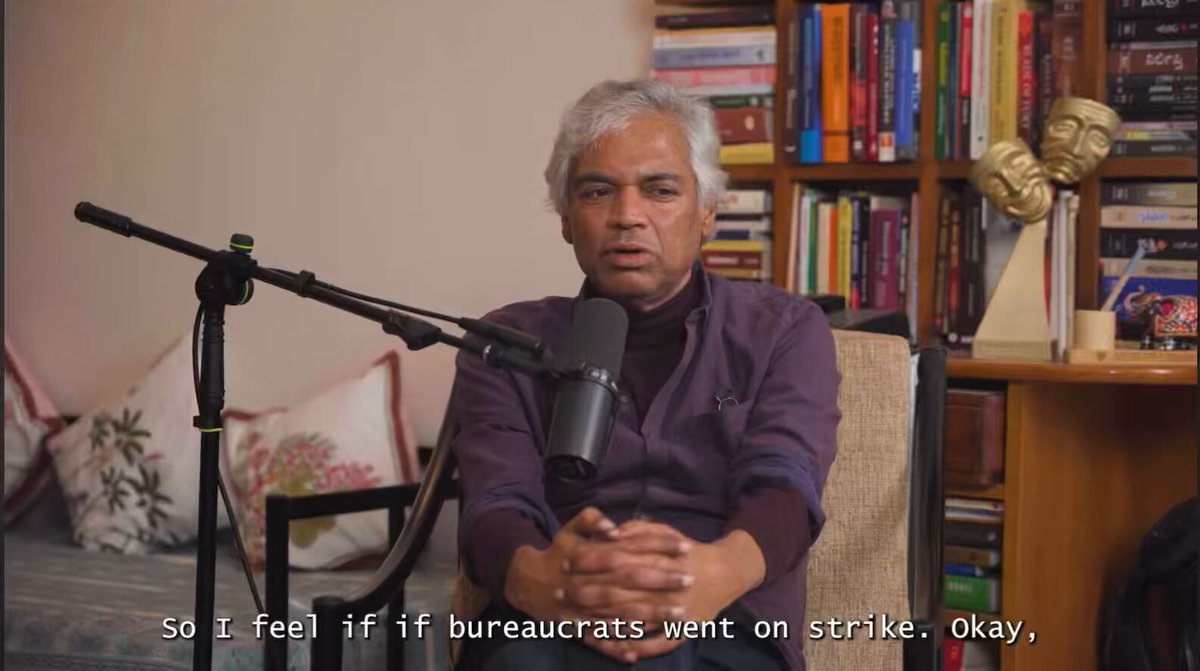 Prakash Belawadi is spot on: If IAS officers go on strike or the government sends them on holiday for 5 years, India will develop really rapidly.