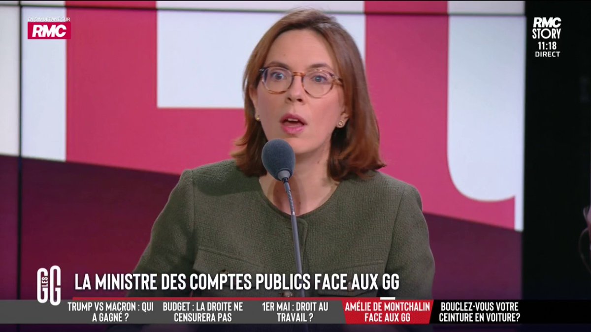 🎙️ Amélie de Montchalin, ministre des Comptes publics : "Je suis fière de ce budget. C'est un budget pour les actifs, les travailleurs, pour les gens qui bossent, les gens qui ont mon âge." #GGRMC