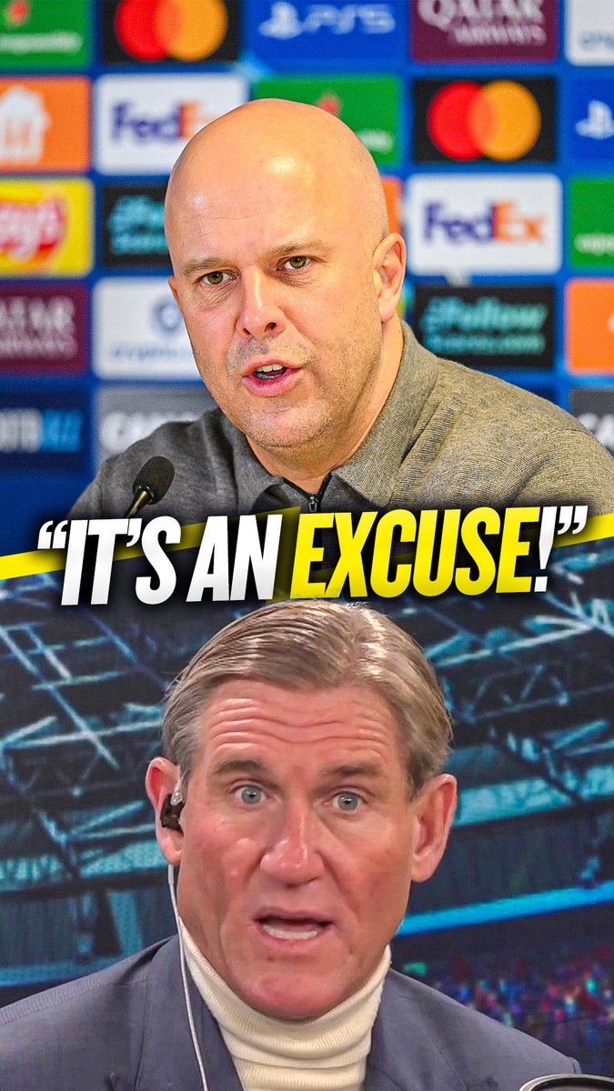 🤦♂️ "You're letting yourself down by using the low block idea!" 😤 "It's your job, given the level of quality you've got, to break teams down!" Simon Jordan tells Arne Slot to stop blaming low blocks on #LFC's inconsistency! 🤫