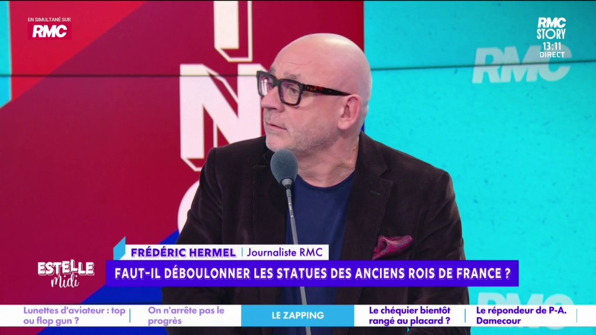 👑 Déboulonner les statues des anciens rois ? 🎙️ frédéric hermel🇫🇷 : "Ils sont en train de tout détruire ces gens-là... Il préfère une statue de Staline ?! La France est ce qu'elle est parce qu'il y a eu Clovis, Louis XVI ! Ces gens-là détestent notre pays !" #EstelleMidi