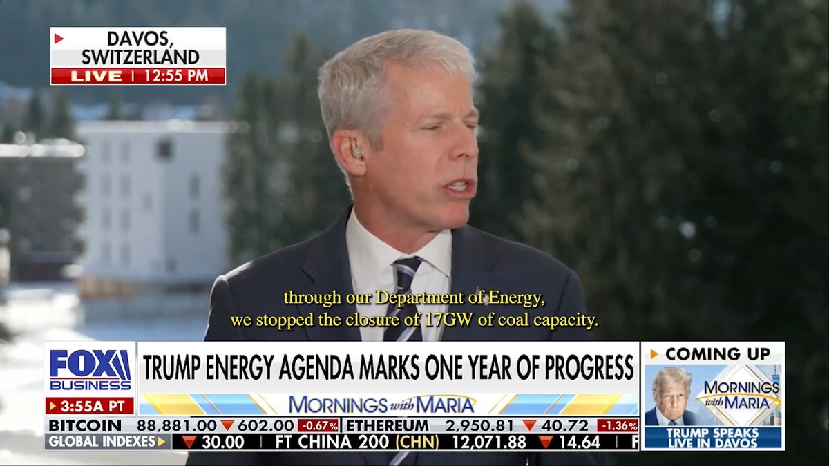 Blue states like California shut down coal plants and poured billions into unreliable wind and solar infrastructure, resulting in high energy prices and an unstable grid. In just one year, President Trump and Secretary Chris Wright have already saved 17GW of coal capacity from going offline.