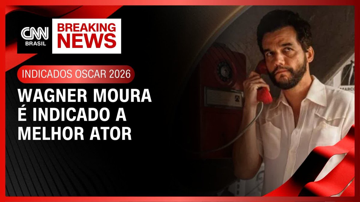 Wagner Moura é indicado ao Oscar de Melhor Ator; assista #LiveCNNBrasil