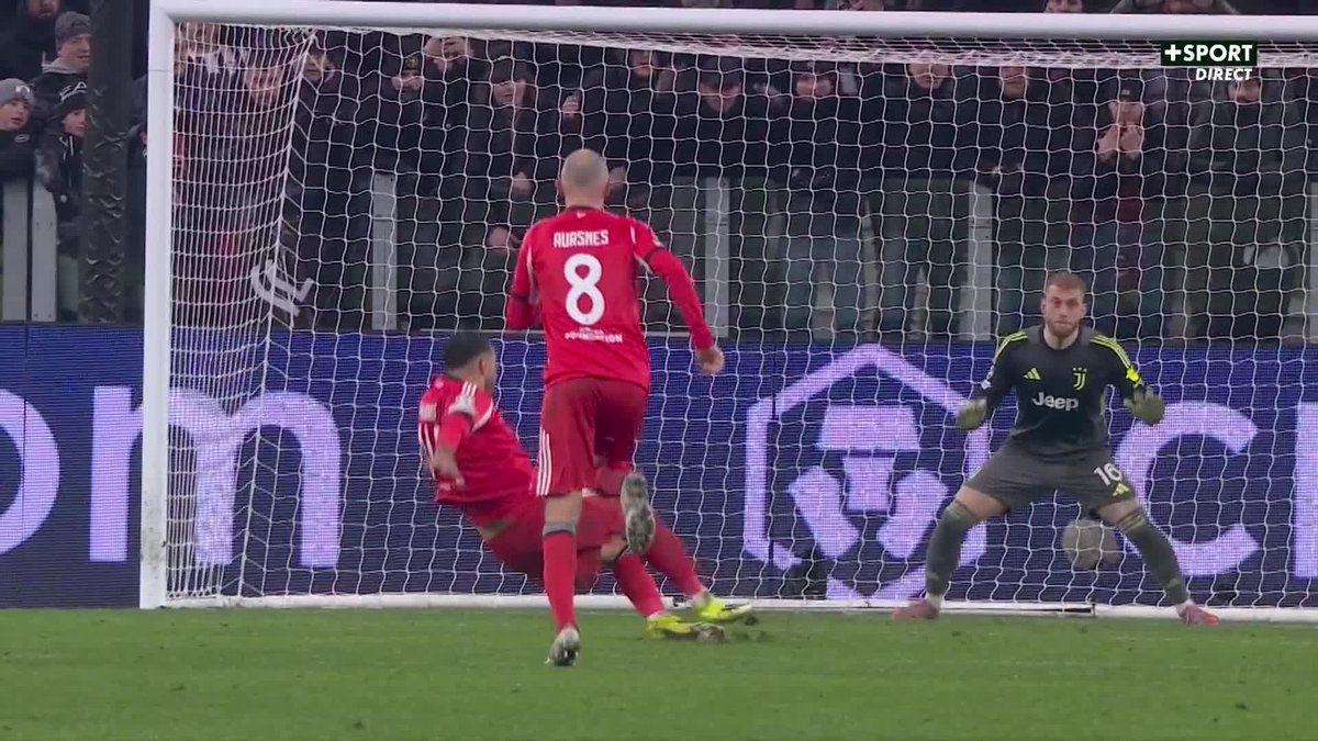 #LDC 🏆 : C'est le nom de Brahim Diaz qui est gâté mais regardez le pénalty de Pavlidis 😱