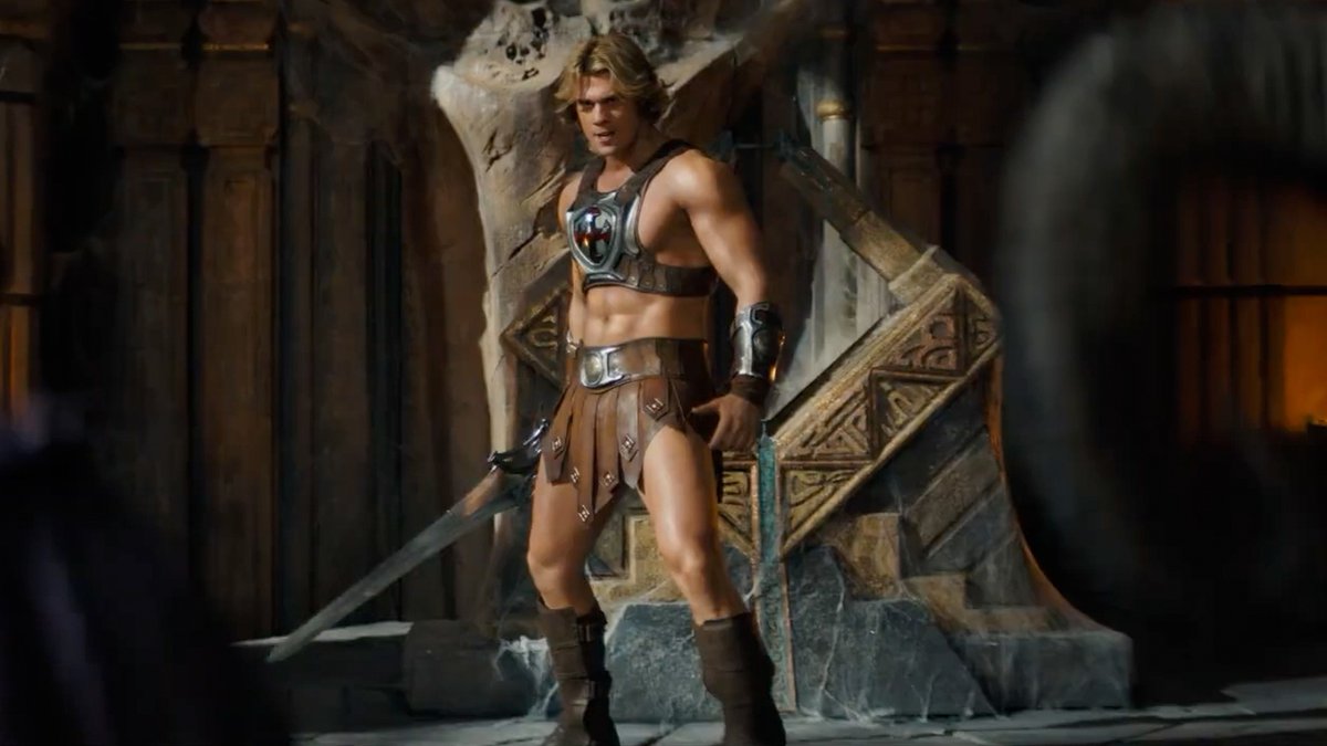 The first teaser trailer for #MastersOfTheUniverse, starring Nicholas Galitzine, Camila Mendes, Alison Brie, Idris Elba, and Jared Leto as Skeletor. In theaters June 5.