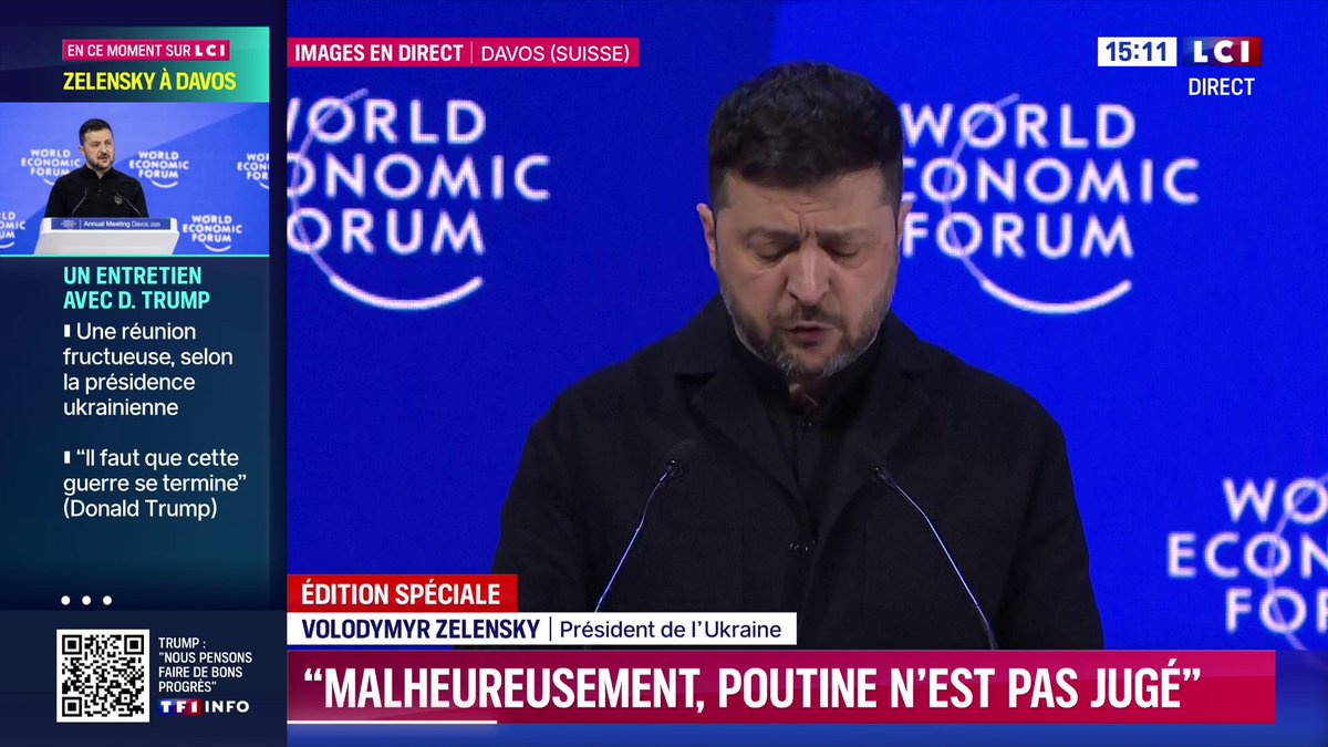 🔴🗣️ "Le pétrole russe est transporté le long des côtes européennes, ce qui permet de financer la guerre (...), il faut stopper le pétrole russe, le confisquer et le vendre au bénéfice de l'Europe", insiste Volodymyr Zelensky