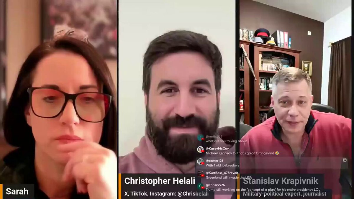 🇺🇸🇮🇸 From our most recent stream: Stanislav Krapivnik: "There's a Russian saying... The hunger comes in the middle of dinner."