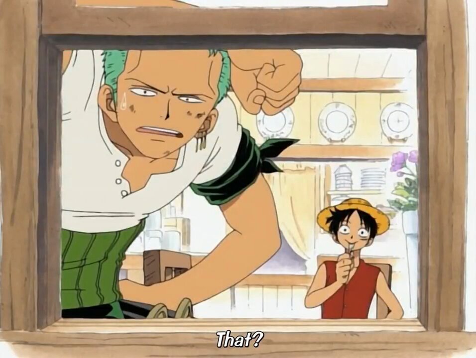 Fun fact: Almost every time we've seen zoro laugh in one piece have been because of/when he's with luffy! Being with luffy makes zoro the happiest 🩷