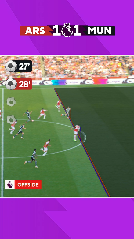 A modern classic between Arsenal and Manchester United 🍿