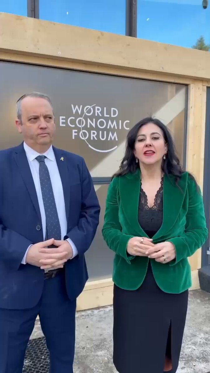 Today in Davos, we launched a political working group of Israeli and Palestinian leaders, to seize the opportunity that the Trump Plan presents.
