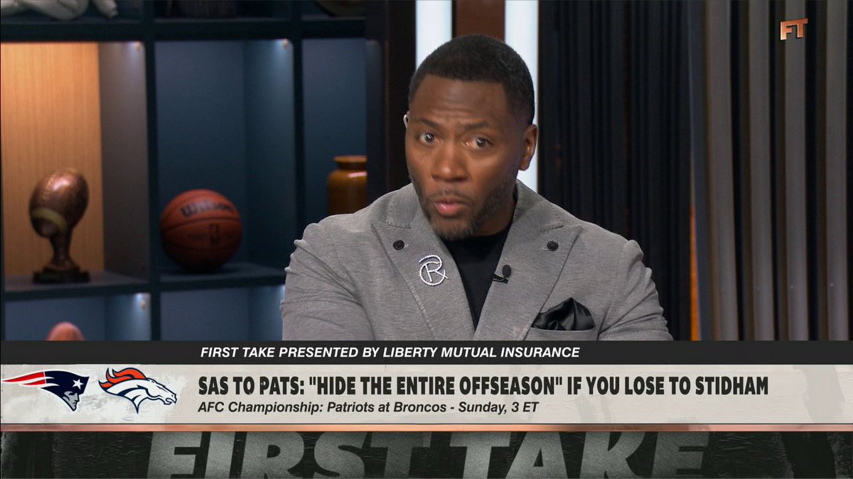 "It doesn't matter what you've done before this, it matters how can Sean Payton put Jarrett Stidham in the best situation to succeed." Ryan Clark on the Broncos ahead of their AFC Championship matchup against the Patriots 🏈