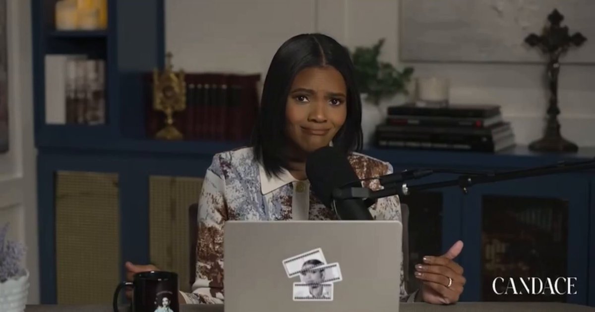 Candace rants about Erika Kirk's wealth &amp; social standing "we're SO RICH we can buy whatever we want", then tries to sound profound: "Erika, my girl. Heavy is the head that wears the crown after its rightful owner was deposed, am I right?" She seems miserable.