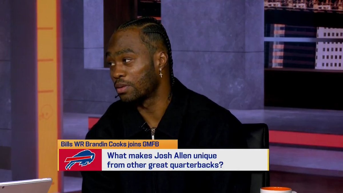.Brandin Cooks has incredibly high praise for his QB Josh Allen. ❤️