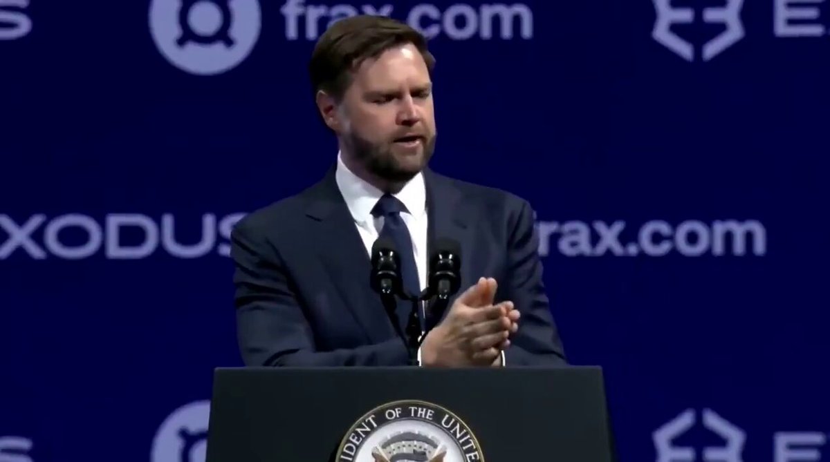 🇺🇸 Vice President JD Vance says: "We want our fellow Americans to know that crypto and digital assets, particularly Bitcoin — are part of the mainstream economy, and are here to stay”