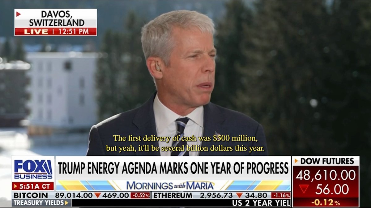 President Trump is cleaning up the hemisphere—lowering energy prices and reducing criminality—and this first sale of $500 million is just the beginning.