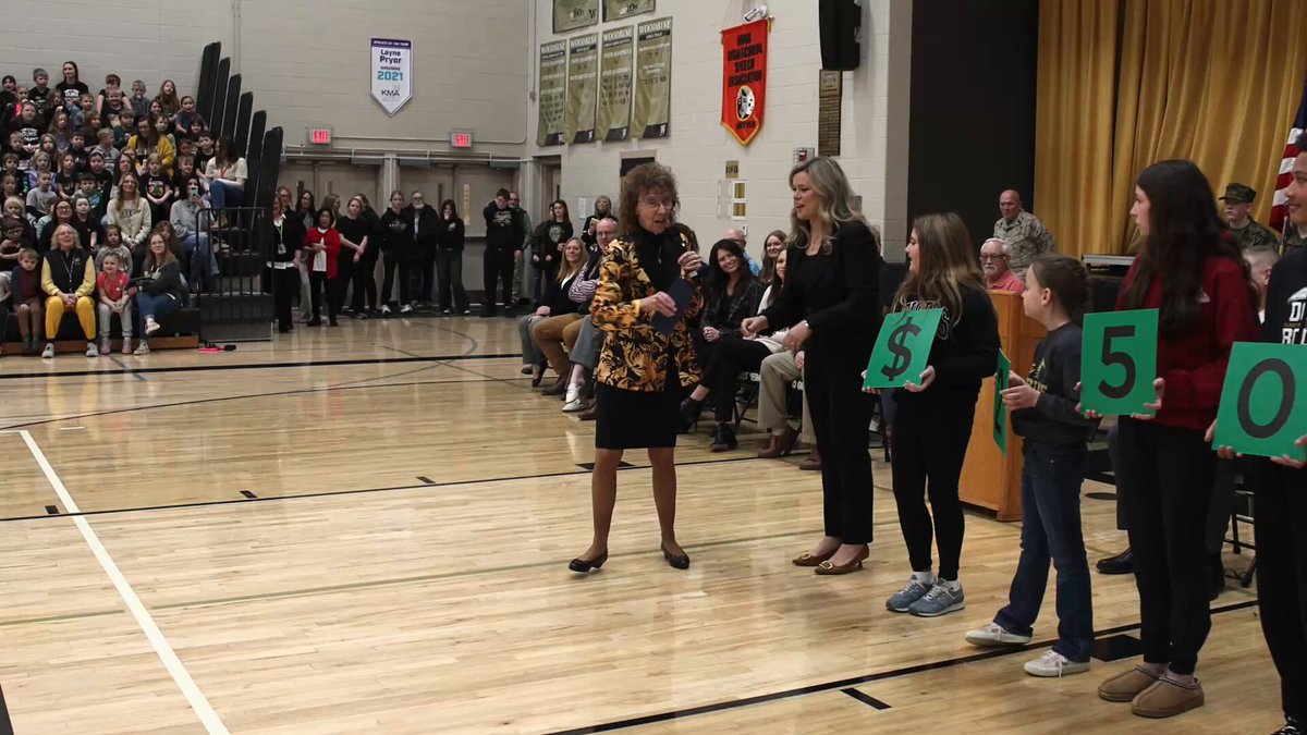 WOODBINE, IA—Students and staff at Woodbine Elementary School are buzzing about an all-school assembly when a surprise guest makes it clear that the gathering is not what it seems. With Iowa Department of Education Director McKenzie Snow in attendance, Milken Educator Awards Senior Vice President Dr. Jane Foley presents Principal Jill Ridder a 2025-26 IA Milken Educator Award and a $25,000 cash prize. Learn more: Iowa Department of Education #GoodNews #GoodNewsMovement #Uplifting #MilkenEducator #MilkenAward #Emotional