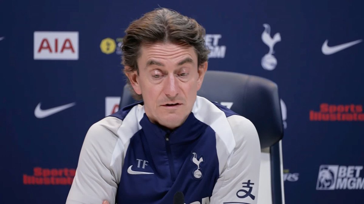 🗣️ ''Everyone is on the same page, I had lunch with Nick (Beucher) and Johan (Lange) today'' Thomas Frank discusses the 'exceptional' support he has received and looks ahead to Spurs' fixture at Burnley this weekend.