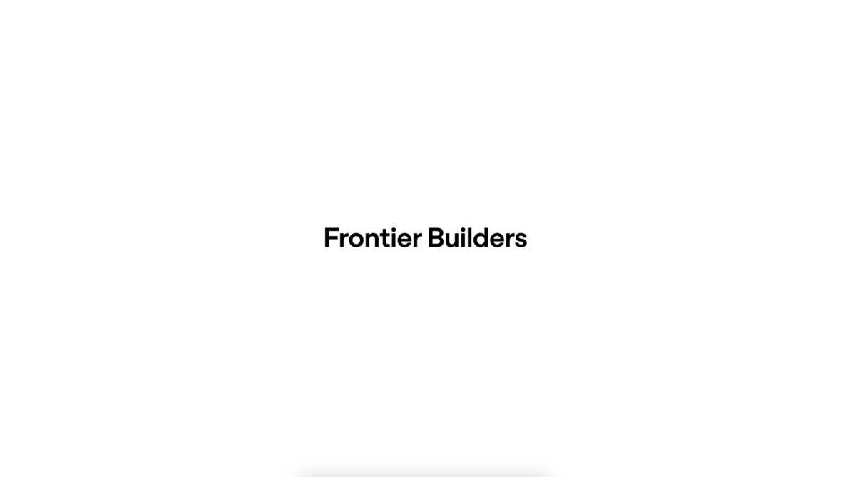 Meet the Frontier Builders.