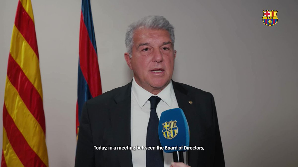 President Joan Laporta Estruch confirms election date: "It will be on March 15"