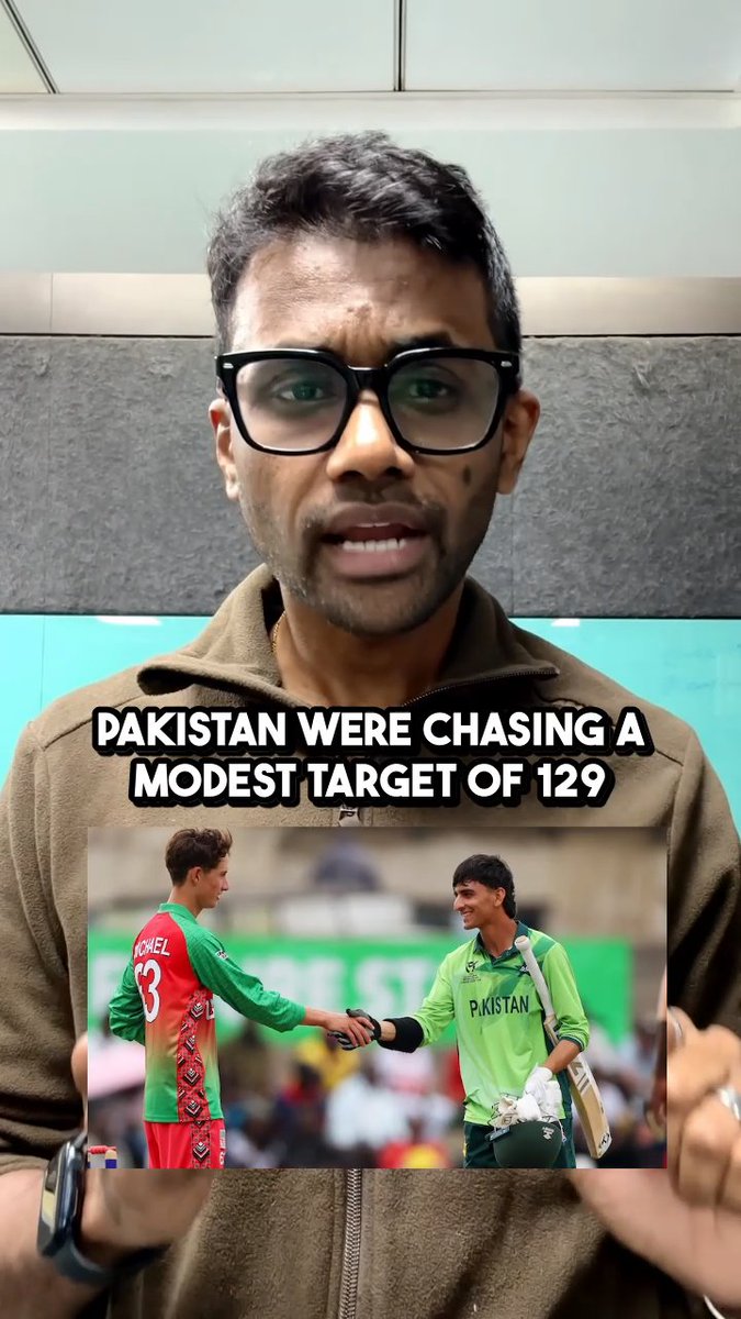 Pakistan at the Under-19 World Cup today turned back the clock with a chase that felt straight out of Australia's from the 1999 World Cup 👀