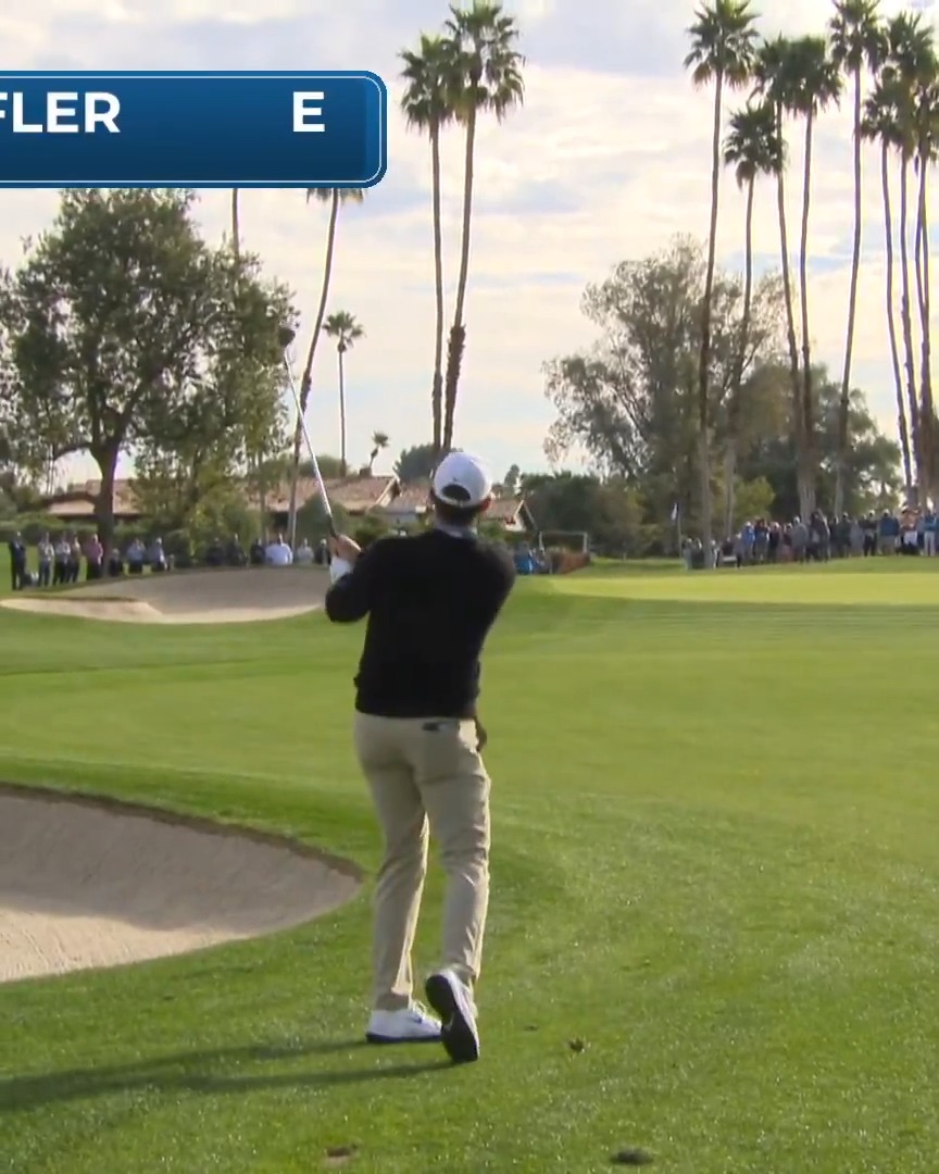 First hole of the season for Scottie. Birdie. Of course.