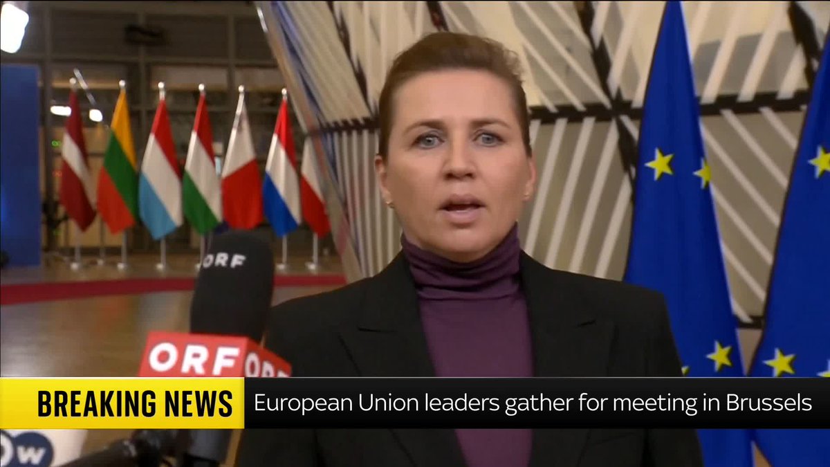 Danish prime minister Mette Frederiksen says she's grateful for the support European allies have shown over Greenland. Speaking to reporters in Brussels, she says 'the results will show' when Europe is 'not divided' and 'clear and strong'. 📺 Sky 501