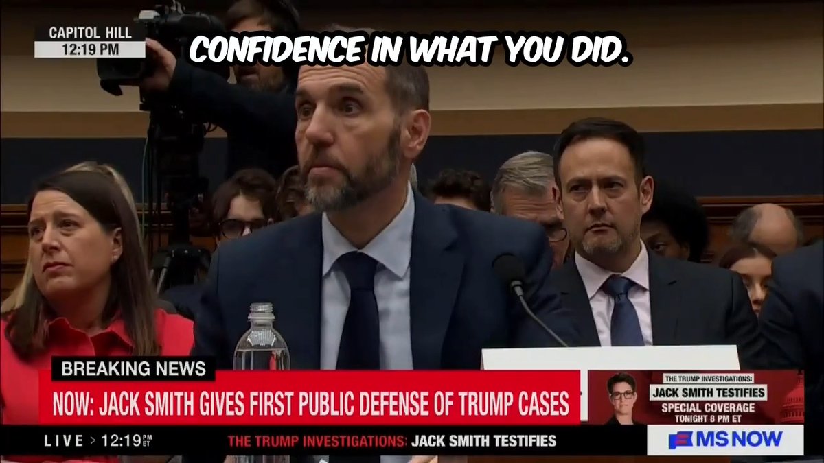 WOW: Eric Swalwell absolutely eviscerated the GOP at the Jack Smith testimony today 👇 Mr. Smith, I want you to have the utmost confidence in what you did. You did everything right. Harry Dunn, Danny Hodges, Sergeant Gonell, Mike Fanone. They did everything right. These guys, my Republican colleagues, are a joke. They're wrong. History will harshly judge them. So I want you to lean in today. You have nothing to be ashamed of. You did everything right, sir. These guys are so lucky they're not under oath, because they would have to tell you what they really think of Trump. They call him crooked. They call him cruel. They call him a scumbag. I've heard you all say it. When the lights go on and the cameras are on, you're tiny. You're small. You shrink. Everyone remembers Matt Gaetz coming over here after a committee hearing. He would laugh at how stupid he thought Trump was. This is all a show. And, Mr. Smith, you're just the latest act that they've brought in. But they can't erase what happened on January 6th because we saw it with our own eyes. #TrumpCoupAttempt