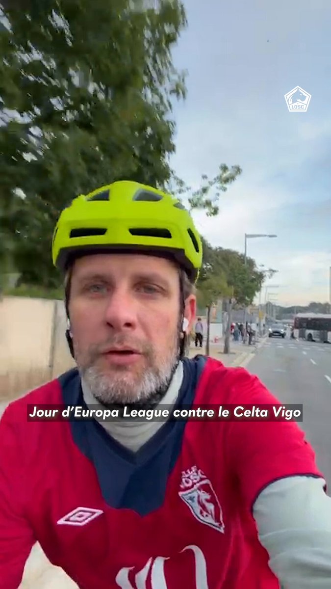 8 jours et demi et 1100 kilomètres de Barcelone à Vigo pour supporter le LOSC en UEFA Europa League 🚴‍♂️ C'est le défi fou qu'a réussi Antoine aujourd'hui 🤩 Félicitations et surtout bon match ce soir 🫡❤️ #UEL #CeltaLOSC