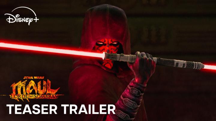 "Correntes podem ser quebradas. Impérios podem ser destruídos." Star Wars: #MaulLordeDasSombras, primeiros dois episódios em 6 de abril no #DisneyPlus.
