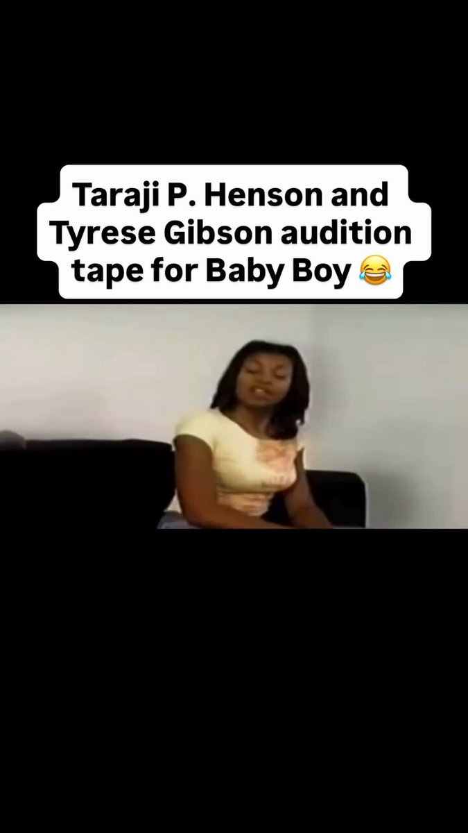 Tyrese &amp; Taraji Audition Tape For The Movie “Baby Boy”
