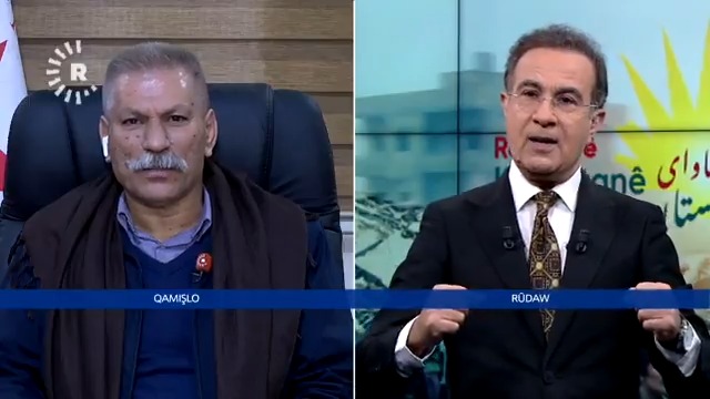 #VÎDEO - Hevserokê Partiya Yekitiya Demokratîk (PYD) Xerîb Hiso: 💬"Dan û standinên me bi Şamê re gelekî zehmet in" 💬"Me hewl da bi dan û standinan aştiyê çêbikin" 💬"Rêbazên çareseriyê hatine xitimandin" 💬"Serok Barzanî, hikûmeta Başûr û Bafil Talebanî roleke mezin dilîzîn" 💬"Em pêkhateyeke sereke ne û daxwaza mafên xwe dikin" 💬"Heta mafên me di destûr de neyên sepandin wê metirsî hebe" 💬"Kobanî dorpêçkirî ye û rastî êrişên dijwar tê" 💬"Baweriya me bi Hikûmeta Sûriyeyê nayê"