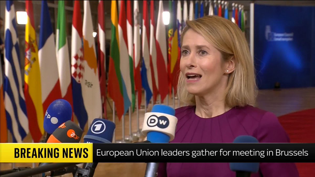 EU High Representative for Foreign Affairs and Security Policy Kaja Kallas has told reporters the bloc's relationship with the U.S. has 'taken a blow', which is being enjoyed by Russia and China. 📺 Sky 501, Virgin 602, Freeview 233 and YouTube