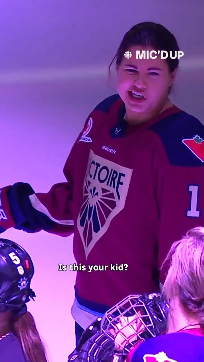 “They’re awful at hockey, those two” 😂 PWHL Mic’d Up with Victoire’s Abby Roque 🎙️ Presented by @canadiantire