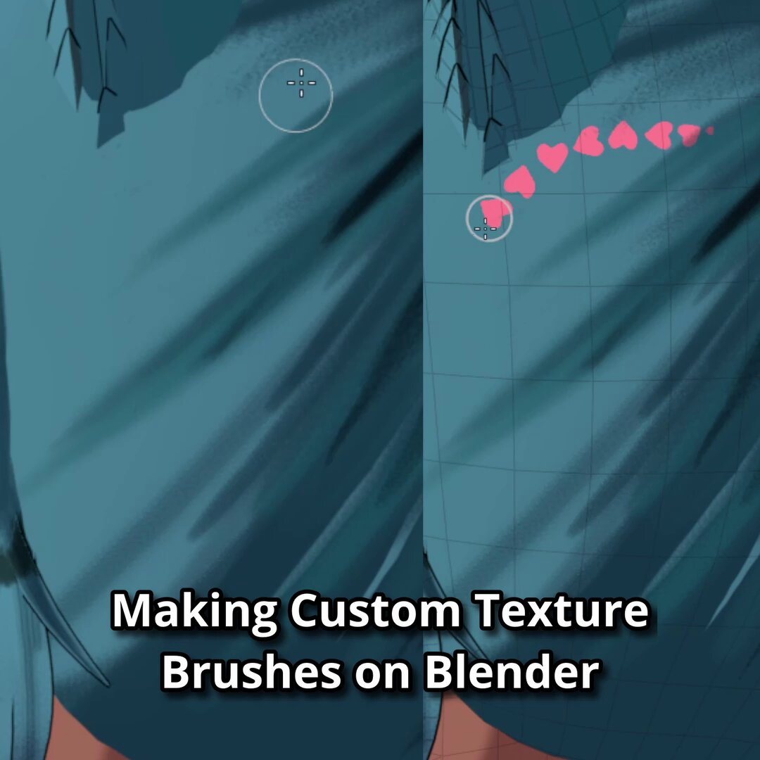 Custom Texture Brush with Blender 🎨