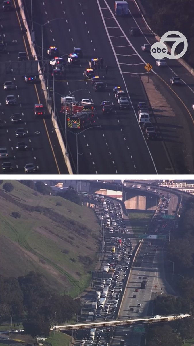 Breaking News: All westbound lanes of I-80 have been shut down in the East Bay at Pinole Valley Road Thursday morning due to major police activity, causing a massive traffic backup. According to police radio broadcast, a man was reportedly shot by police after using a metal object to attack cars on the highway. This is an ongoing investigation, for more information click the link below.